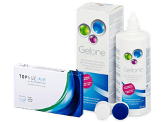TopVue Air for Astigmatism (3 lentilles) + Gelone 360 ml