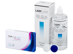TopVue Air Multifocal (3 lentilles) + Laim Care solution 400 ml