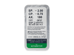 TopVue Premium for Astigmatism (6 lentilles)