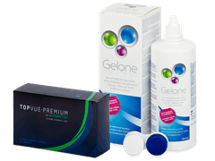 TopVue Premium for Astigmatism (6 lentilles) + Gelone 360 ml