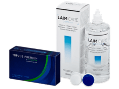 TopVue Premium for Astigmatism (6 lentilles) + Laim Care solution 400 ml