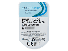 TopVue Monthly Plus (6 lentilles)