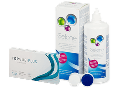 TopVue Monthly Plus (6 lentilles) + Gelone 360 ml