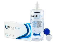 TopVue Monthly Plus (6 lentilles) + Laim Care solution 400 ml