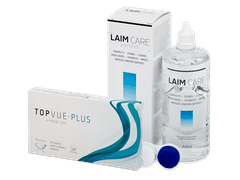 TopVue Monthly Plus (6 lentilles) + Laim Care solution 400 ml