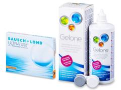 Bausch + Lomb ULTRA for Astigmatism (3 lentilles) + Gelone 360 ml