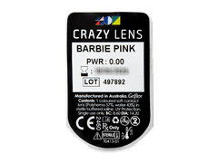CRAZY LENS - Barbie Pink - journalières non correctrices (2 lentilles)
