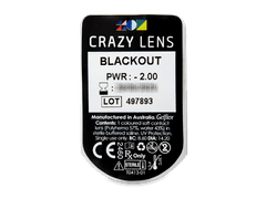 CRAZY LENS - Black Out - journalières correctrices (2 lentilles)