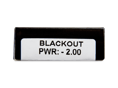 CRAZY LENS - Black Out - journalières correctrices (2 lentilles)