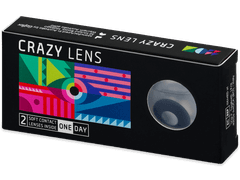 CRAZY LENS - Black Out - journalières correctrices (2 lentilles)