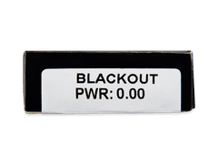 CRAZY LENS - Black Out - journalières non correctrices (2 lentilles)