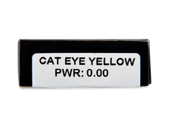 CRAZY LENS - Cat Eye Yellow - journalières non correctrices (2 lentilles)