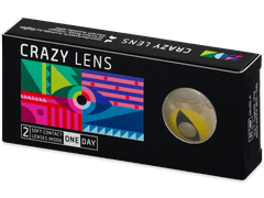 CRAZY LENS - Cat Eye Yellow - journalières non correctrices (2 lentilles)