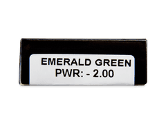 CRAZY LENS - Emerald Green - journalières correctrices (2 lentilles)