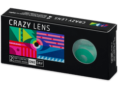 CRAZY LENS - Emerald Green - journalières correctrices (2 lentilles)