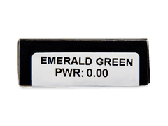 CRAZY LENS - Emerald Green - journalières non correctrices (2 lentilles)