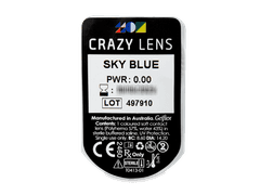 CRAZY LENS - Sky Blue - journalières non correctrices (2 lentilles)