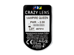 CRAZY LENS - Vampire Queen - journalières correctrices (2 lentilles)