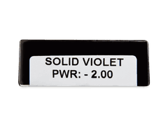 CRAZY LENS - Solid Violet - journalières correctrices (2 lentilles)