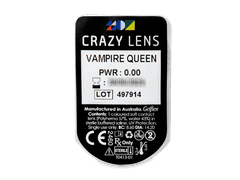 CRAZY LENS - Vampire Queen - journalières non correctrices (2 lentilles)