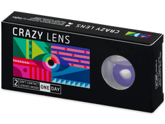 CRAZY LENS - Solid Violet - journalières non correctrices (2 lentilles)