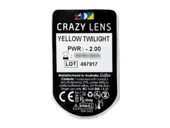 CRAZY LENS - Yellow Twilight - journalières correctrices (2 lentilles)