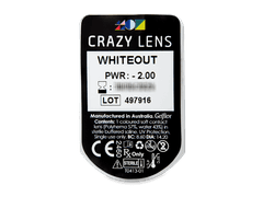 CRAZY LENS - WhiteOut - journalières correctrices (2 lentilles)