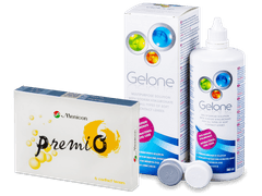 Menicon PremiO (6 lentilles) + Gelone 360 ml