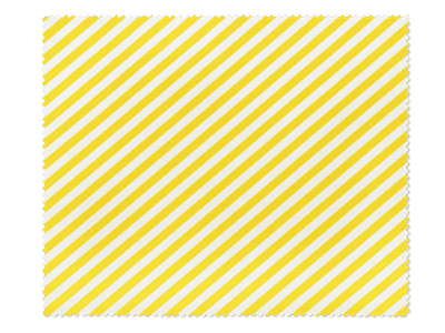 Chiffon à lunettes - rayures jaunes et blanches