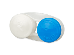 Étui à lentilles antibactérien - bleu 