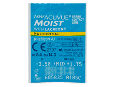 1 Day Acuvue Moist Multifocal (90 lentilles)