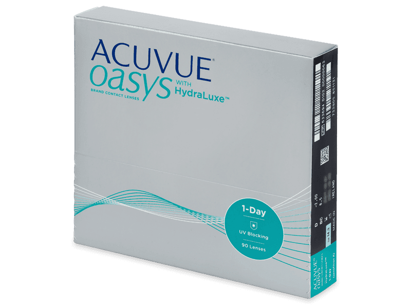 Acuvue Oasys 1-Day with Hydraluxe (90 lentilles)
