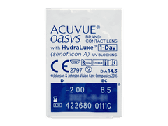 Acuvue Oasys 1-Day with Hydraluxe (90 lentilles)