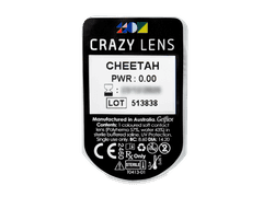 CRAZY LENS - Cheetah - journalières non correctrices (2 lentilles)