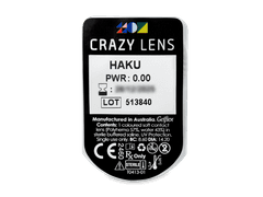 CRAZY LENS - Haku - journalières non correctrices (2 lentilles)