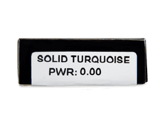 CRAZY LENS - Solid Turquoise - journalières non correctrices (2 lentilles)