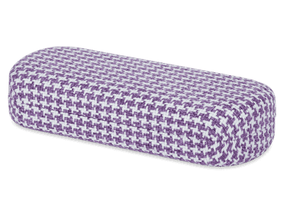 Etui à lunettes - Rooster violet & blanc