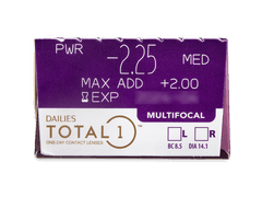 Dailies TOTAL1 Multifocal (30 lentilles)
