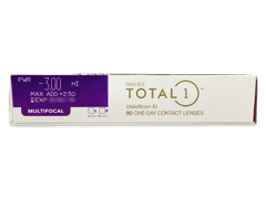 Dailies TOTAL1 Multifocal (90 lentilles)