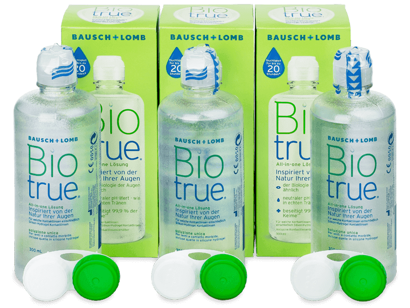 Solution Biotrue 3 x 300 ml 