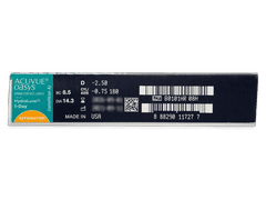 Acuvue Oasys 1-Day with HydraLuxe for Astigmatism (90 lentilles)