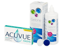 Acuvue Oasys Multifocal (6 lentilles) + Gelone 360 ml