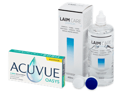 Acuvue Oasys Multifocal (6 lentilles) + Laim Care solution 400 ml