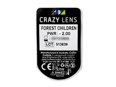 CRAZY LENS - Forest Children - journalières correctrices (2 lentilles)