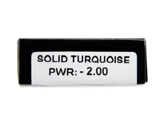 CRAZY LENS - Solid Turquoise - journalières correctrices (2 lentilles)