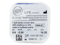 Contact Life spheric (6 lentilles)