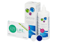 Contact Life spheric (6 lentilles) + Gelone 360 ml