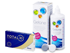 TOTAL30 (3 lentilles) + Gelone 360 ml