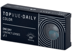 TopVue Daily Color - Brilliant Blue - journalières correctrices (2 lentilles)