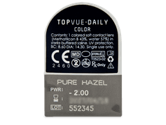 TopVue Daily Color - Pure Hazel - journalières correctrices (2 lentilles)
